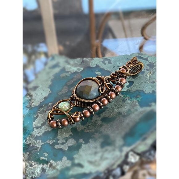 Artisan Jasper Bronze Pendant - Picture 6 of 10